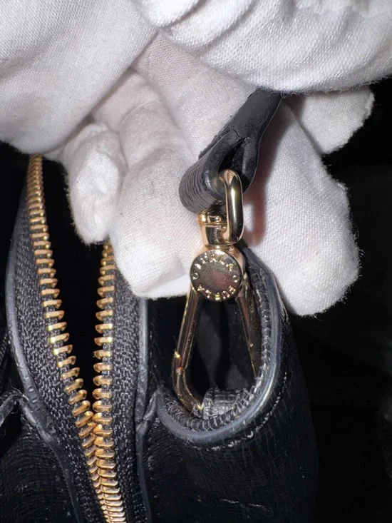 Furla Tessa Satchel handbag, a structured leather tote featuring gold hardware - Picture 14 of 16